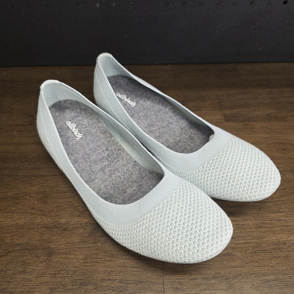 Allbirds‎ Tree Breezers Ballet Flats Womens 10.5 Light Blue NEW